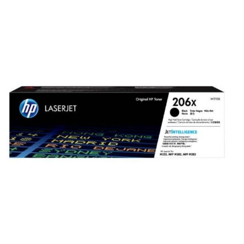 HP 206X High Yield Black Original LaserJet Toner Cartridge, W2110X