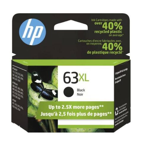 HP 63XL High Yield Black Original Ink Cartridge